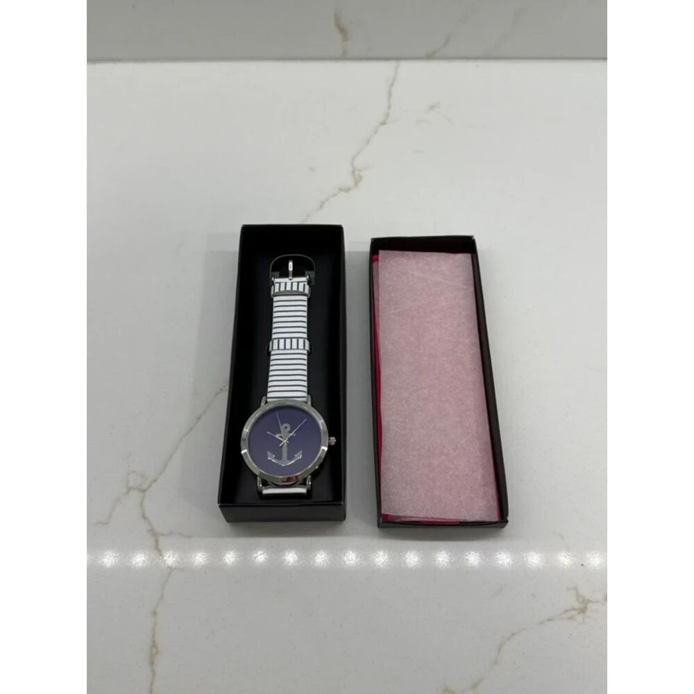 Avon Anchor’s Away Watch Striped Print BNWT